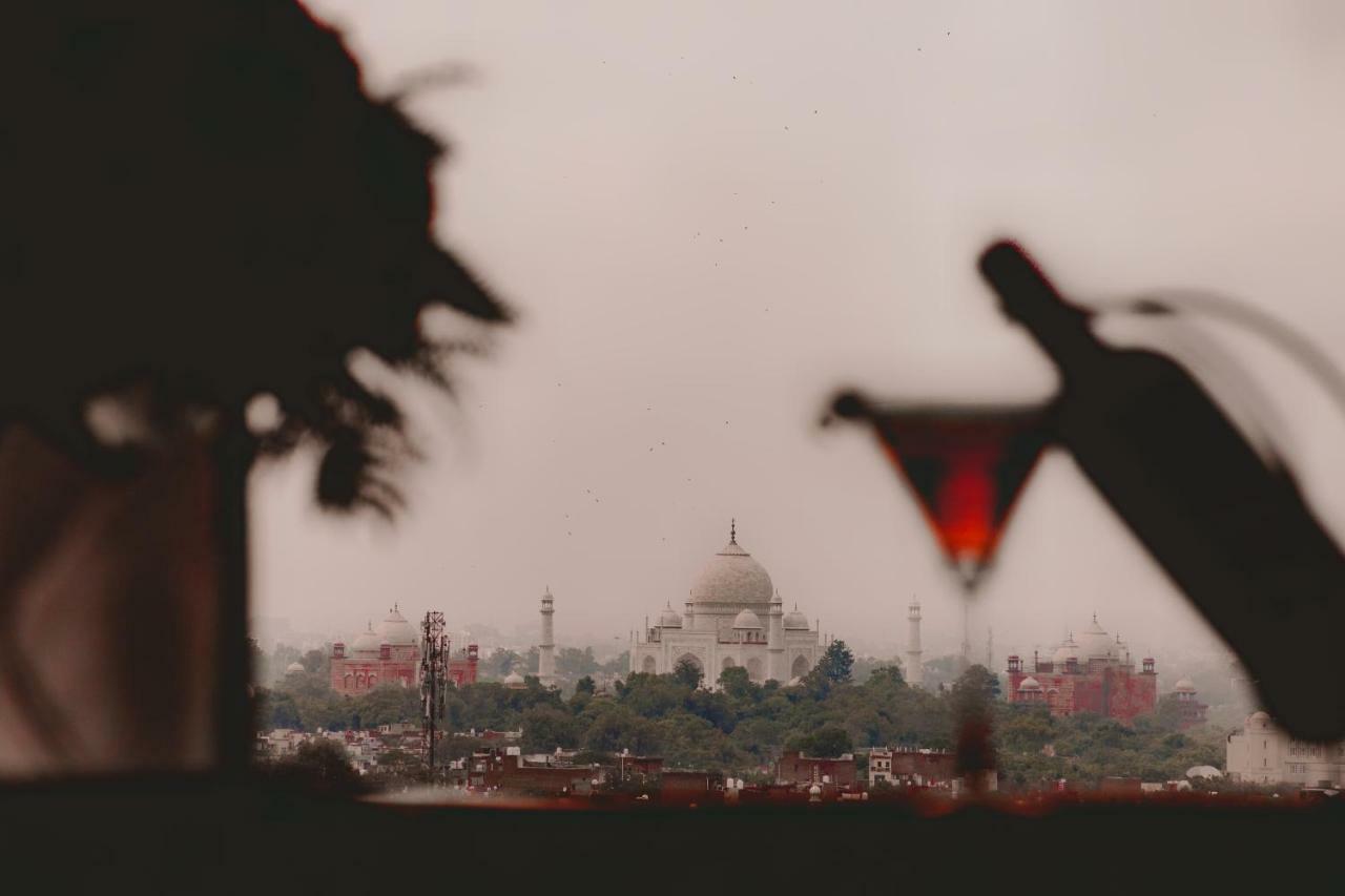 Radisson Hotel Agra Agra  Exterior photo View of Taj Mahal from Agra